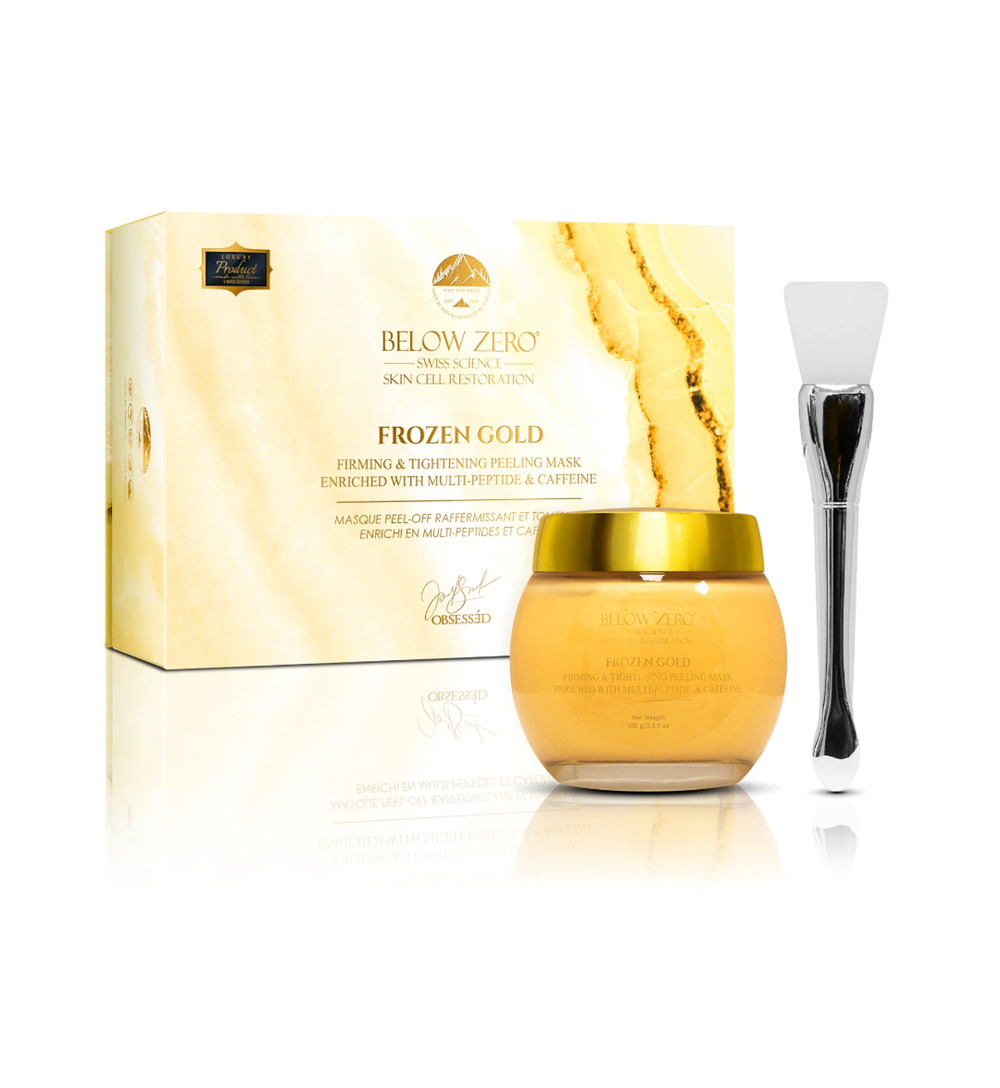 Below Zero Swiss Science Skin Cell Restoration Frozen Gold Firming Mask